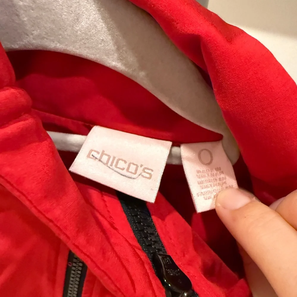 Red Zip-Up Jacket - Picture 3 of 3